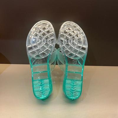 Sandalen Rutschfeste Damen Hausschuhe und Damensandalen Korea Stil Schuhe Casual H Sandale Neue Mode Normaler Sommer Schlussverkauf PVC