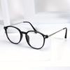 New Minimalist Round Frame Anti Blue Light Glasses Fashionable and Versatile Flat Light Glasses
