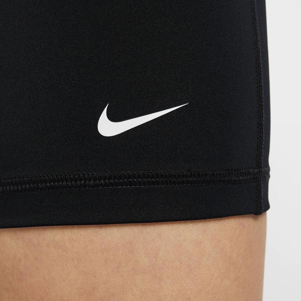 Nike Dri-Fit Soft Comfortable Quick-Dry Breathable Sweat-Wicking Three-Quarter Sports Shorts Women Shorts Black CZ9832-016