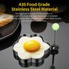 Stainless Steel Egg Frying Mold Diy Egg Frying Model Egg Frying Tool Heart-Shaped Mold Pancake Maker