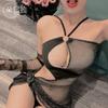 Sex Underwear Sexy Hollow Passion Perspective New Suspender Nightdress Free Uniform Open Temptation Wholesale