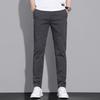 Men's Casual Pants Spring Summer Thin Business Straight Cotton Stretch Classic Work Trousers Korean Clothing