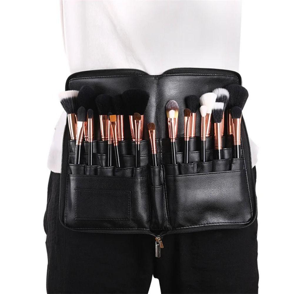 Large Capacity Makeup Brushes Waist Bag Foldable Makeup Tools Storage Bag  Photoshoot