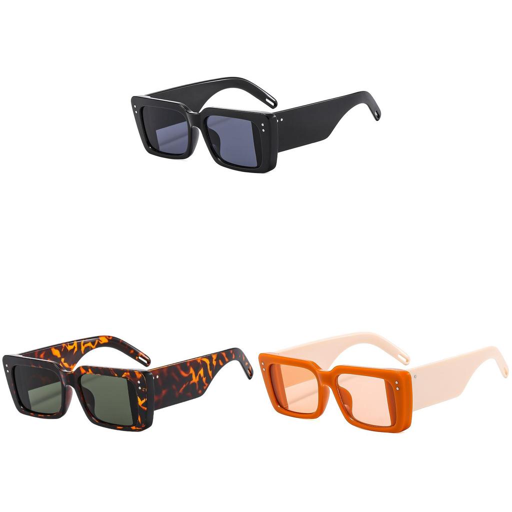 Hip Hop Square Frame Sunglasses For Men Women Uv400 Polarized Outdoor Fashion Accessory