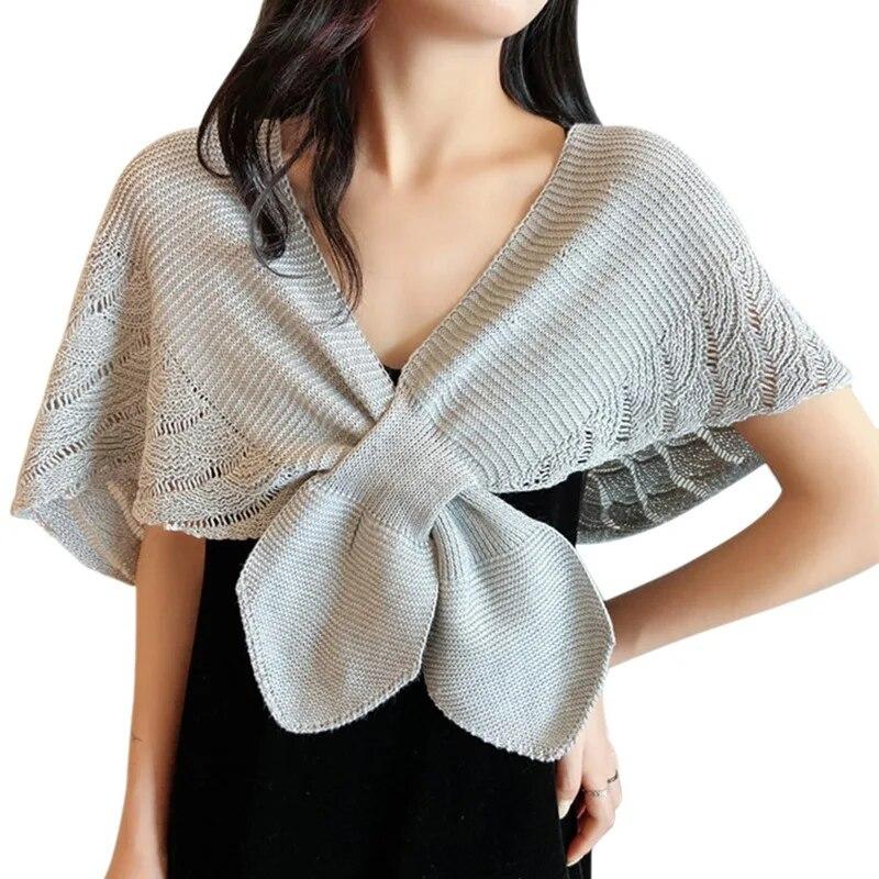 

Номер с кондиционером, узором «гусиные лапки» снаружи, весенним и осенним тонким шейным воротником и юбкой One Size серый