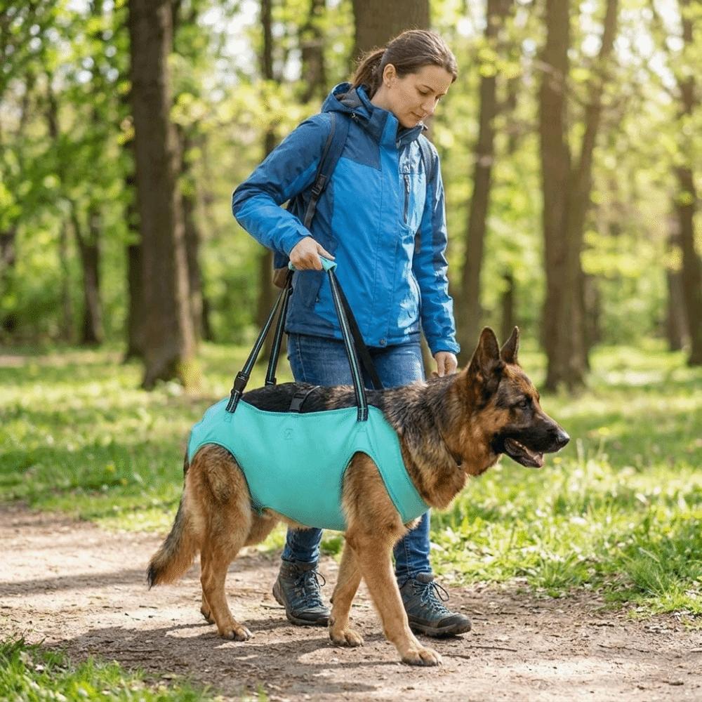 Thickened Grip Dog Lift Harness Adjustable Pet Auxiliary Vest Dog Assistance Strap  Disability Aid