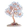 Crystal Stone Money Tree Sculpture Lucky Tree Enhancing Luck and Prosperities for Home or Office Display