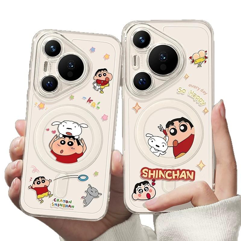 Cute Little New Magnetic Mobile Phone Case Is Suitable for Huawei Pura80ultra Cartoon 70pro Cute 80pro + New