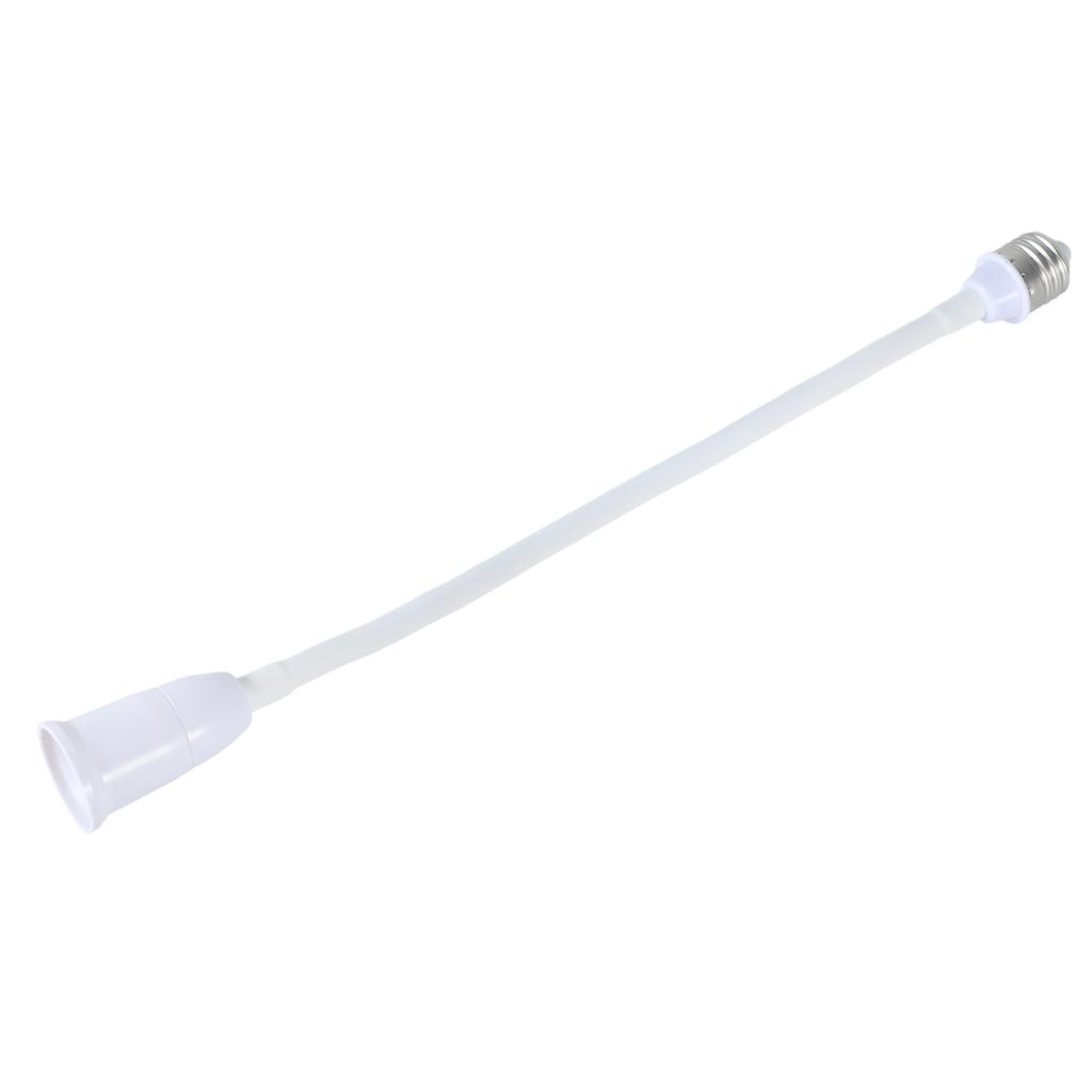 E27 To E27 Light Bulb Socket Adapter with Flexible Gooseneck Adjustable Extender for Home Lighting