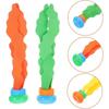 Swim Skill Trainer 3Pcs Kids Pool Toys Underwater Plant Diving Set Ocean Theme Water Confidence Builder Bath Time Learning Toy