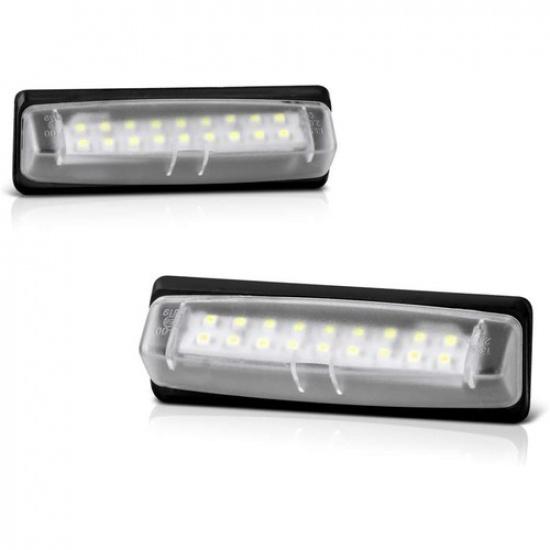 2X LED License Plate Light Rear Lamps 8127130290 For Toyota Yaris Sedan 2007-12