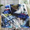 My Hero A-Academia Anime Throw Soft Flannel Throw Summer AC Blanket Lightweight Cool Nap Blanket for Sofa Bed Couch Travel