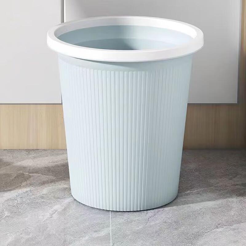 Stainless Steel Dual-Compartment Trash Can