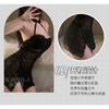 Domila Erotic Underwear Perspective Nightdress Sexy Lace Neck Cheongsam Hot Free Temptation Pajamas F396