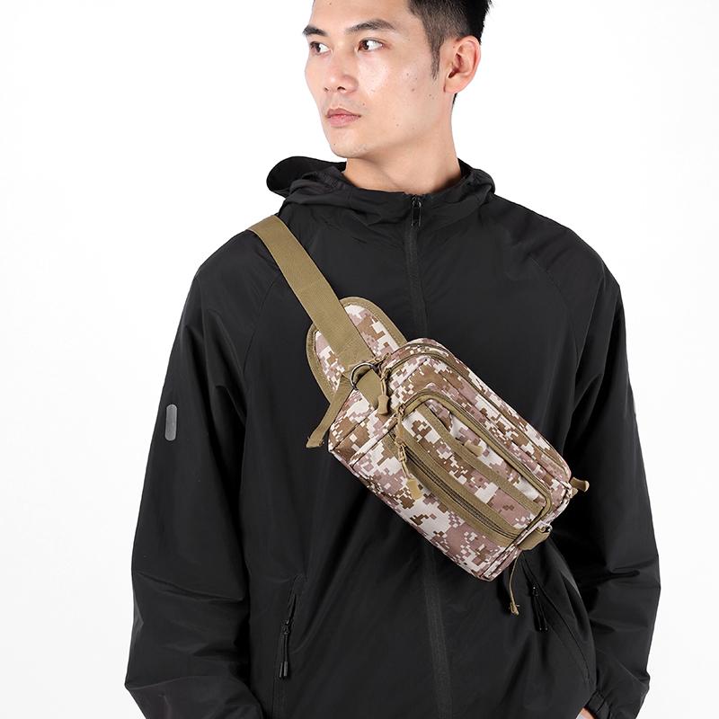 Multipurpose Handbag Men Tactical Messenger Bag Waterproof Civilian Camo Climbing Travel Waist Bag