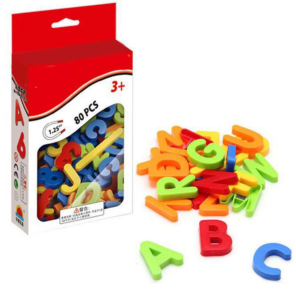 Magnetic Alphabet Magnets Letters Numbers Symbols Toy Set ABC 123 Fridge Plastic Toy Early