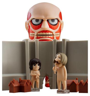 Good Smile Company (GOOD SMILE COMPANY) Nendoroid Attack On Titan Colossal Titan Renewal Set Non-Scale Plastic Painted Movable Figure G17056