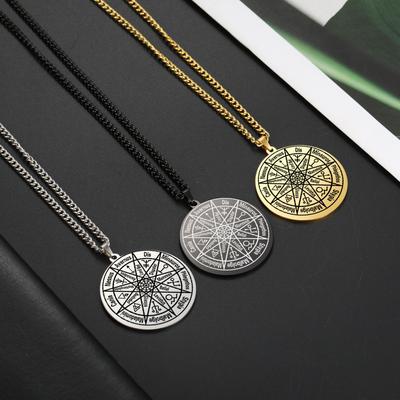Seven Archangels Pendant Necklace  Choker Necklace  Gold Chain Design for Men