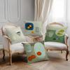 Abstract Simple Life Art Pattern Pillow Case Printing Pillowcase Living Room Sofa Cushion Cover Bedroom Room Decor