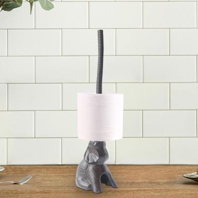 Portarrollos de Papel de Cocina de Encimera con Animal Soporte de Inodoro Organizador Hecho a Mano Independiente para Sala de Estar