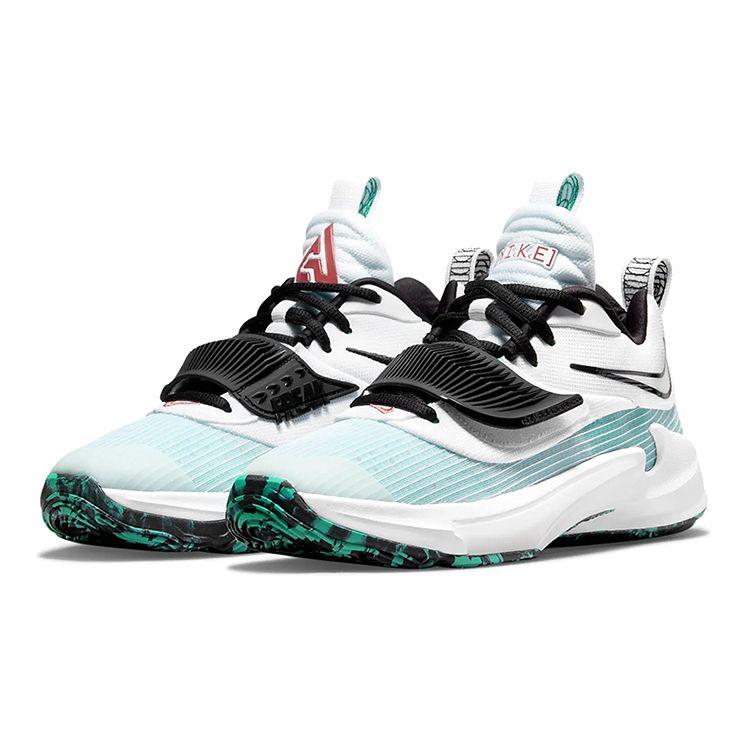 Nike Zoom Freak 3 GS N.I.K.E. Kids Sneakers Teal White Clear-Emerald DB4158-101