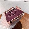 Gold Diamond X Ring 2DFlat For iPhone17 18 16 15 14 13 12 11 Pro Max XS XR 8 7Plus Phone Cover Shockproof Protective Back Cover