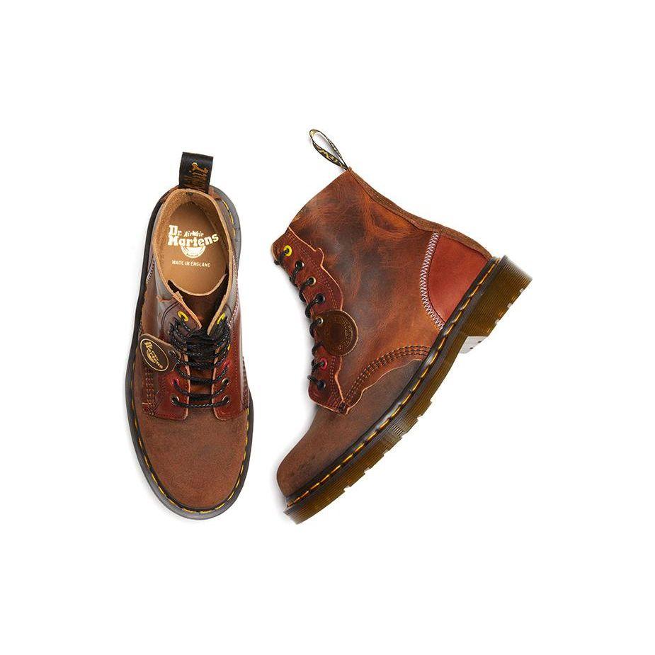 Dr. Martens 1460 Leather Vintage Versatile Comfortable Short Boots Unisex Boots Brown 30608486