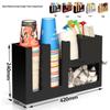 Premium Multi-functional Cup Dispenser and Storage Rack