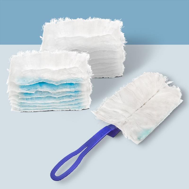 

Одноразовая электростатическая пылевая тряпка для уборки рабочего стола, пылеулавливающая щетка для уборки пыли, общая уборка пылесосом Zen Son 1 piece #TC1JSN# синий/белый