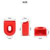 2Pcs Bicycle Crankset Protectors Silicone Mountain Road Bike Crank Arm Protector Caps Wear-Resistant Cycling Accessories