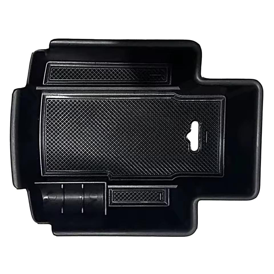 Car Central Storage Box For SsangYong Korando C300 -2022 Non-slip Rubber Armrest Storage Box Auto Interior