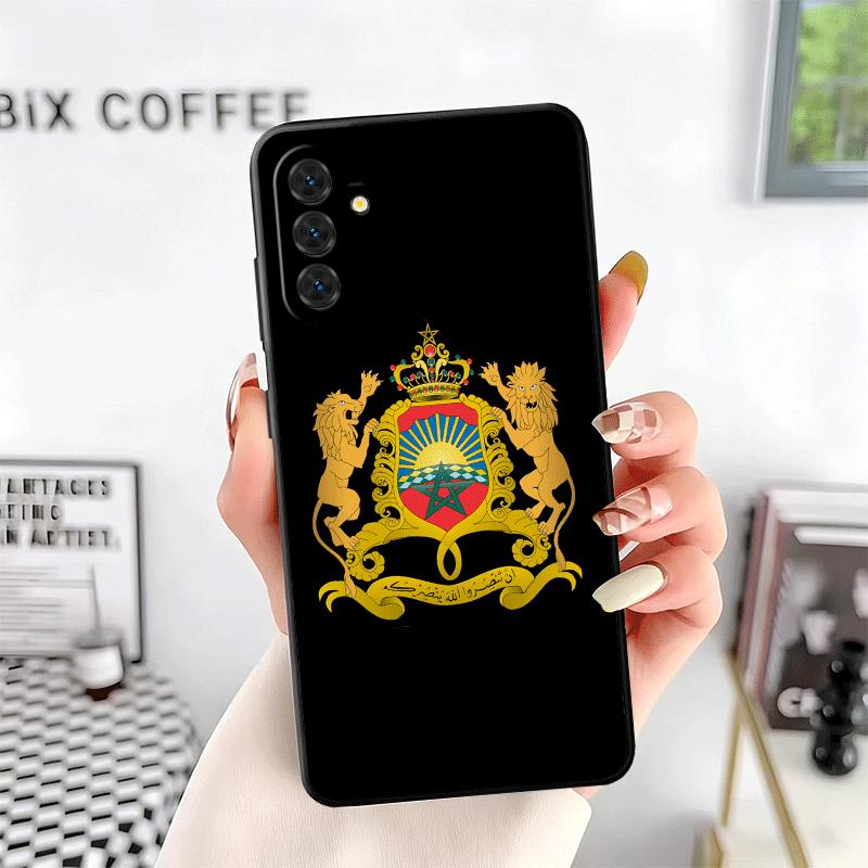 Morocco Flag Soft Phone Case for Samsung A17 A37 A57 A16 A26 A36 A56 A15 A25 A35 A55 A14 A24 A34 A54 A13 A23 A33 A53 A52 A12