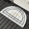 Semicircle Non Slip Entrance Doormat Quickly Dry Absorbent Bath Mat Rug Toilet Carpet for Home Bedroom Kitchen Bathroom top sale