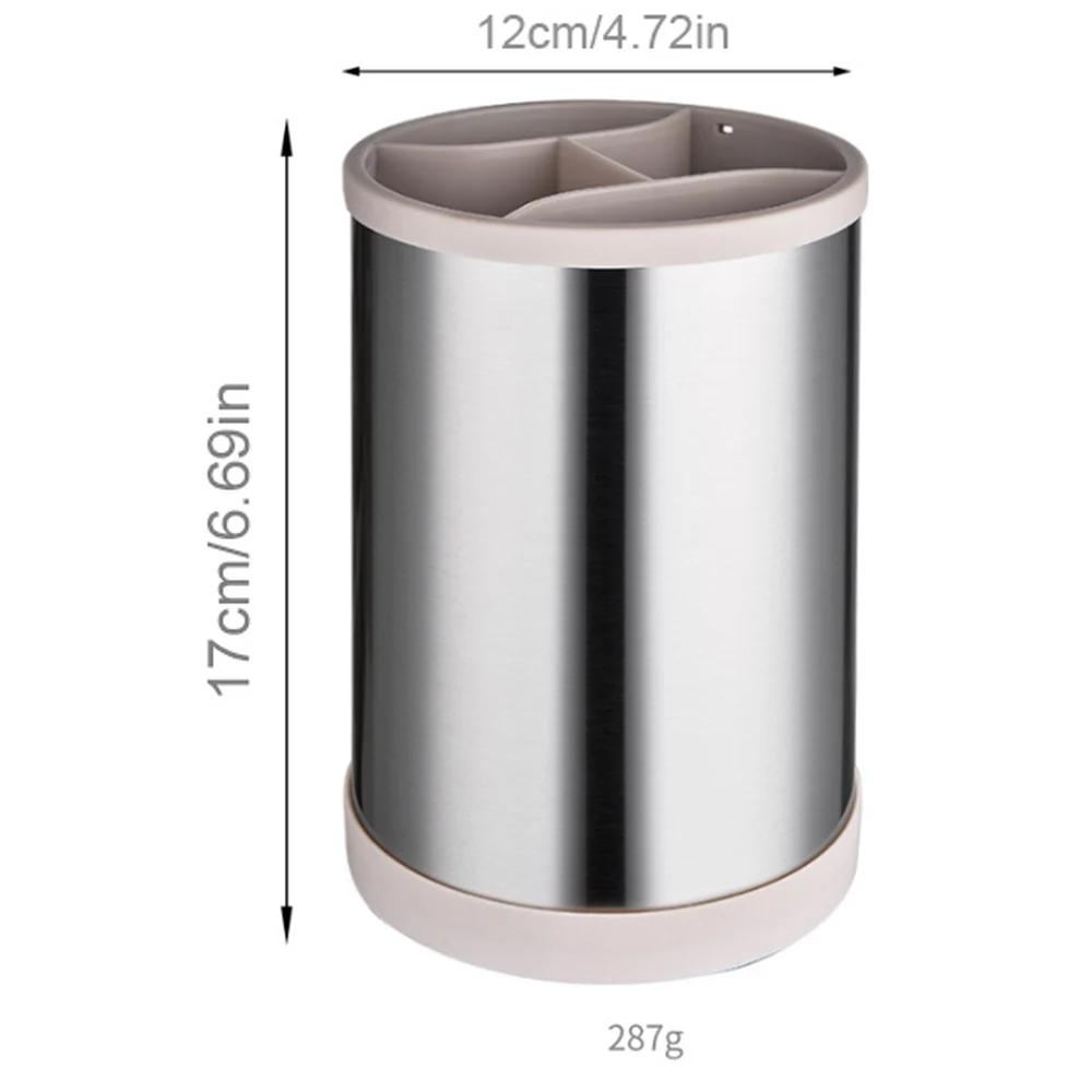 Kitchen Utensil Holder Tableware Storage Bucket Chopstick Spoon Storage Rack Space-Saving Kitchen Tools Organizer Accessories