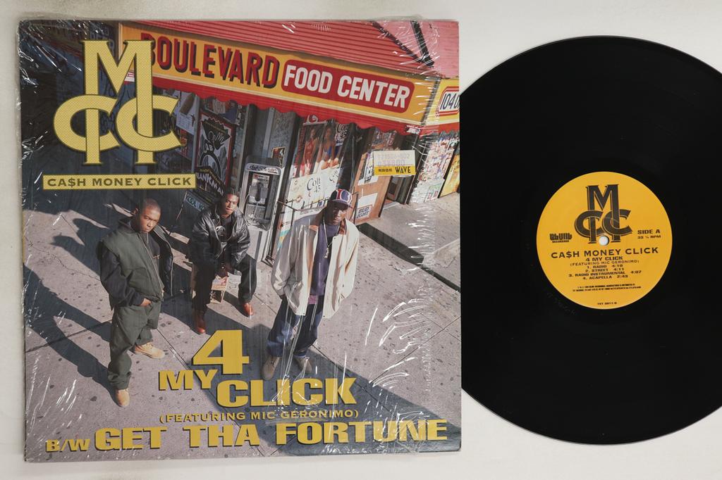 12inch Record CA$H MONEY CLICK - 4 My Click / Get Tha Fortune TVT39110 Blunt Recording 1994 US Rap & Hip-Hop/R&B Used