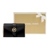 Michael Kors MK Charm Letter Logo Flap Solid Color Chain Commuter Leather Crossbody Shoulder Bag Women Bags Black 32S0G00C6L-001