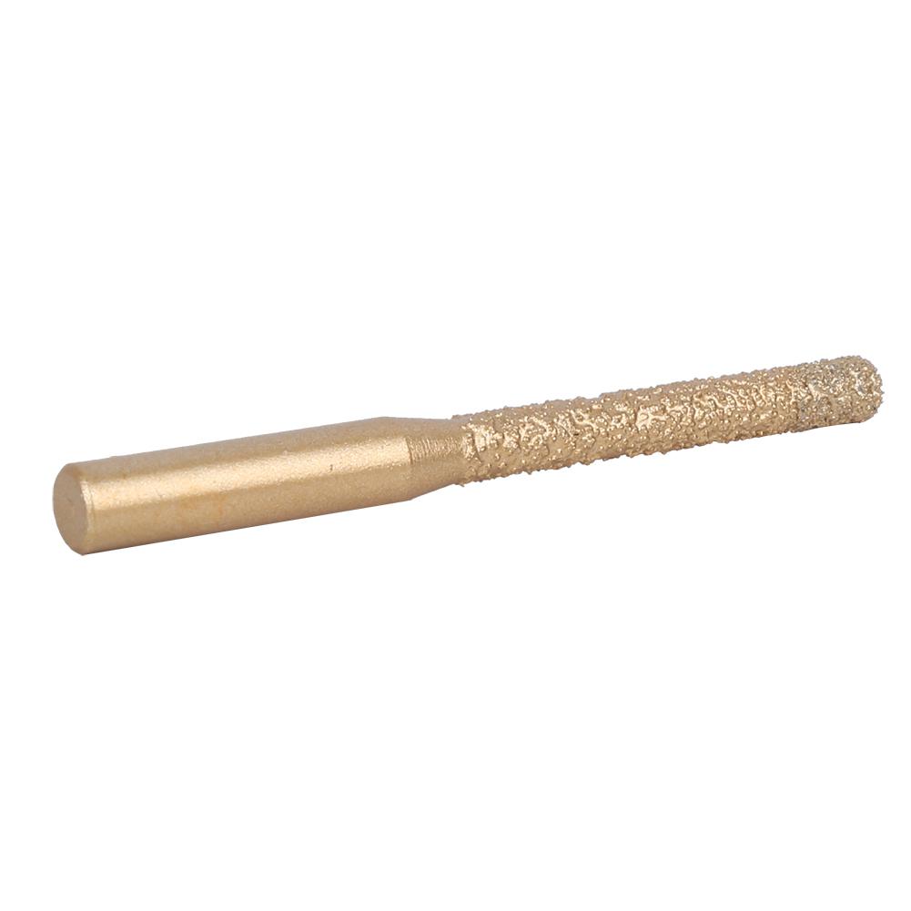   Router Bits Golden Brazed Straight Shank for Quartz Stone Marble Seam Knife
