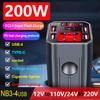 Car Inverter LED Display Fast Charging Power Adapter DC12V/24V to DC110V/220V Cigarette Lighter Socket for Car Truck Outdoor