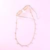 Women Fashion Artificial Pearl Beads Nonslip Interlok Eyeglass Chain