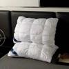 1pcs 48x74cm Spiral Patterned Star Rated Hotel Home Pillow - Soft Ventilate Support Bed Pillows Suitable for Single Bed Pillows In Dormitories