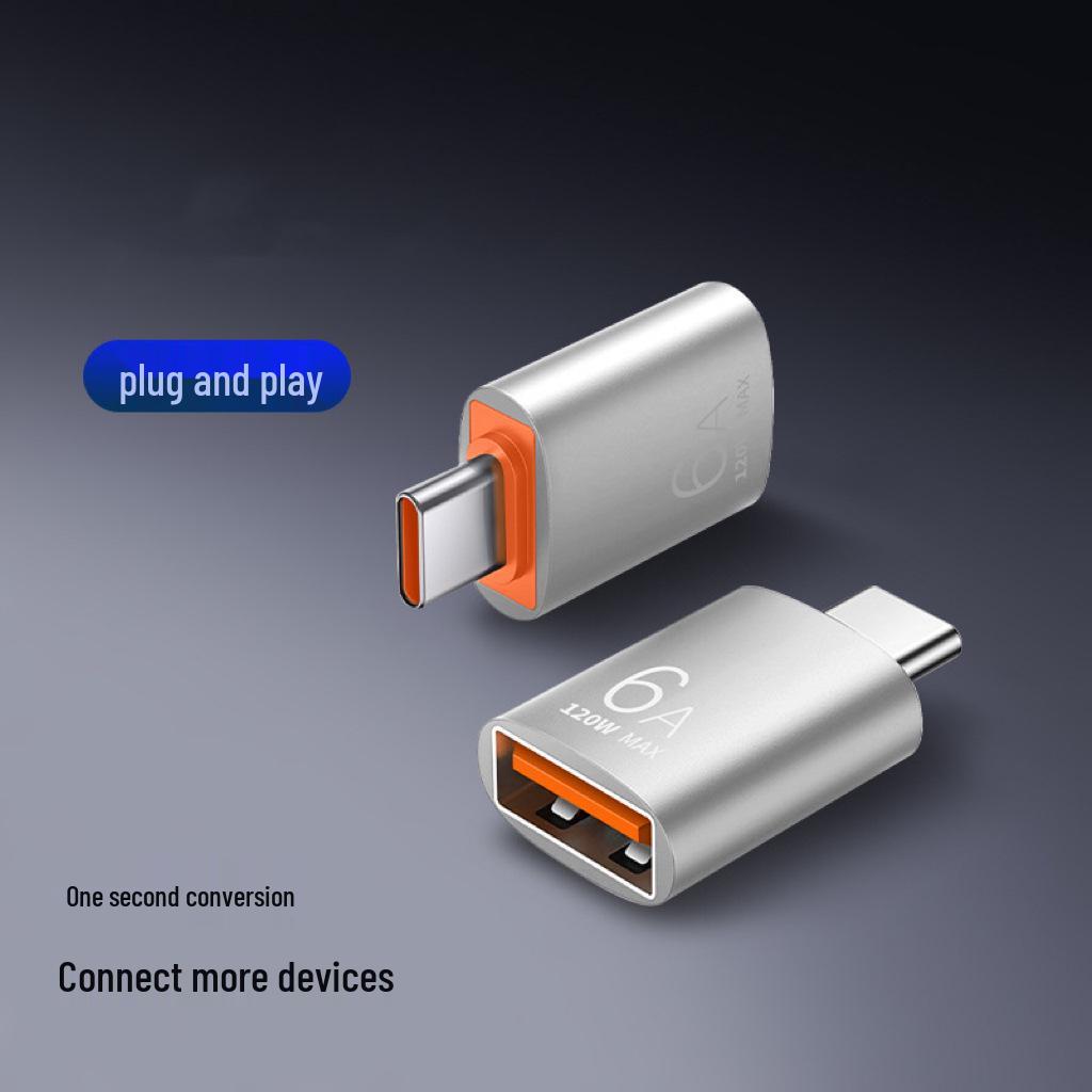 OTG Type-C to USB 3.0 Fast Charging Adapter & Data Cable Converter for Mobile & Tablet