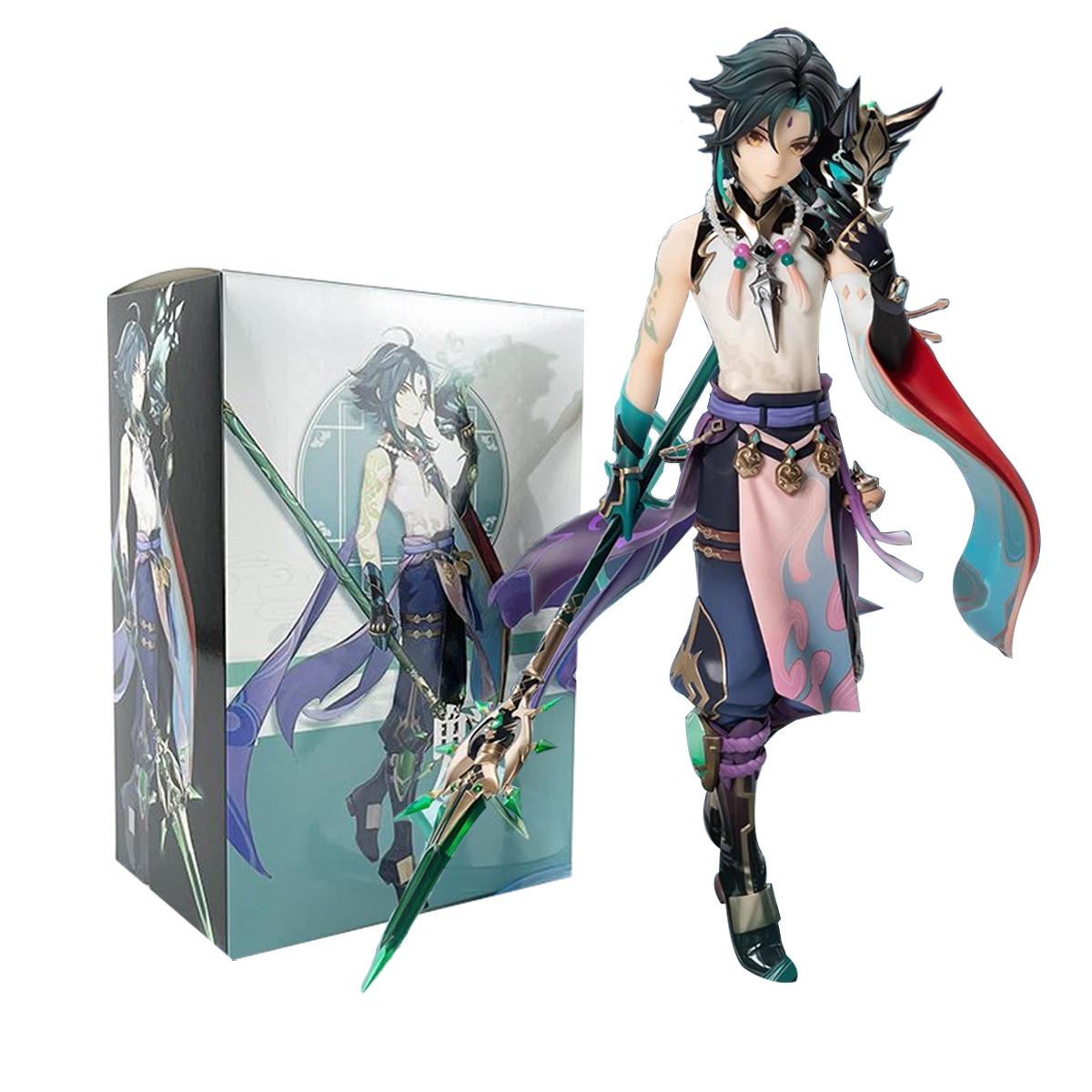 Discover Intime Anime Figure Genshin Impact Xiao Vigilant Yaksha Genshin Impact Klee Action Figure Paimon Qiqi Figure Collectible Doll Playthings