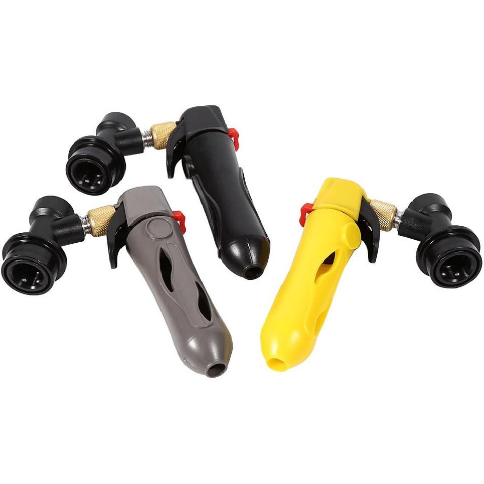 Portable Keg Charger CO2 Injector Cornelius Corny Keg Charger with Ball Lock Draft Beer Dispenser Beer Wine Soda CO2 Charger for Homebrew Soda