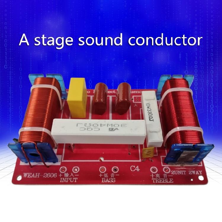 Speakers Frequency Divider 2 Way Crossover Stereo Audio Subwoofer Filter 400W