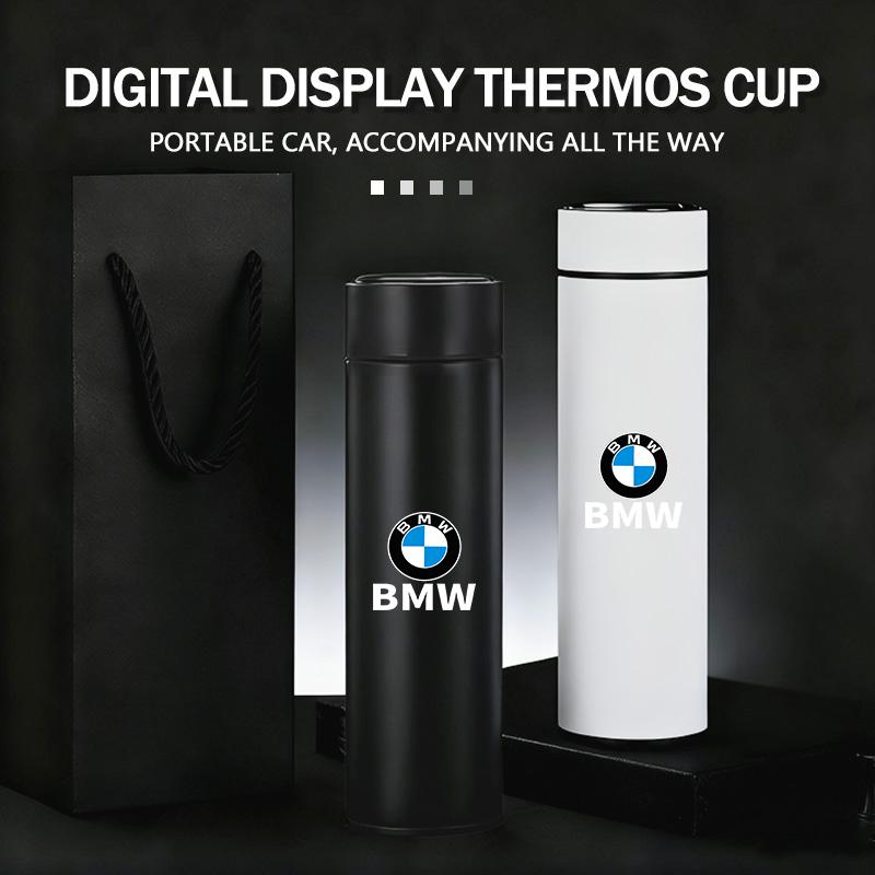 Car Stainless Thermos Bottle Temperature Display Thermos Cup For BMW M Sport M2 M3 M4 M5 M6 E46 E90 E60 F10 F20 E87 X3 X6 SW6