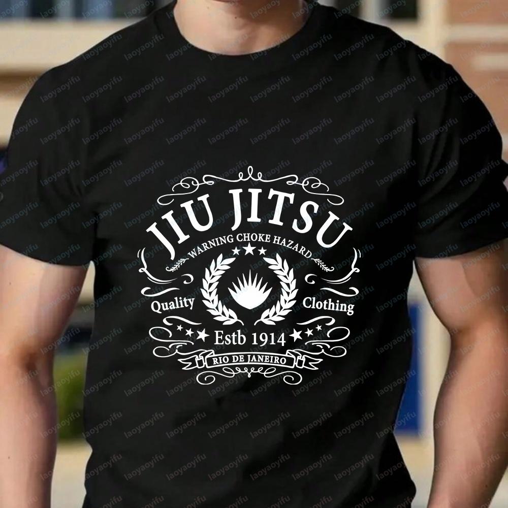 Jiu Jitsu Brazilian Jiu Jitsu Bjj Summer Trend Harajuku ShortSleeved Shirt For Unisex And Unisex Comfortable TShirt