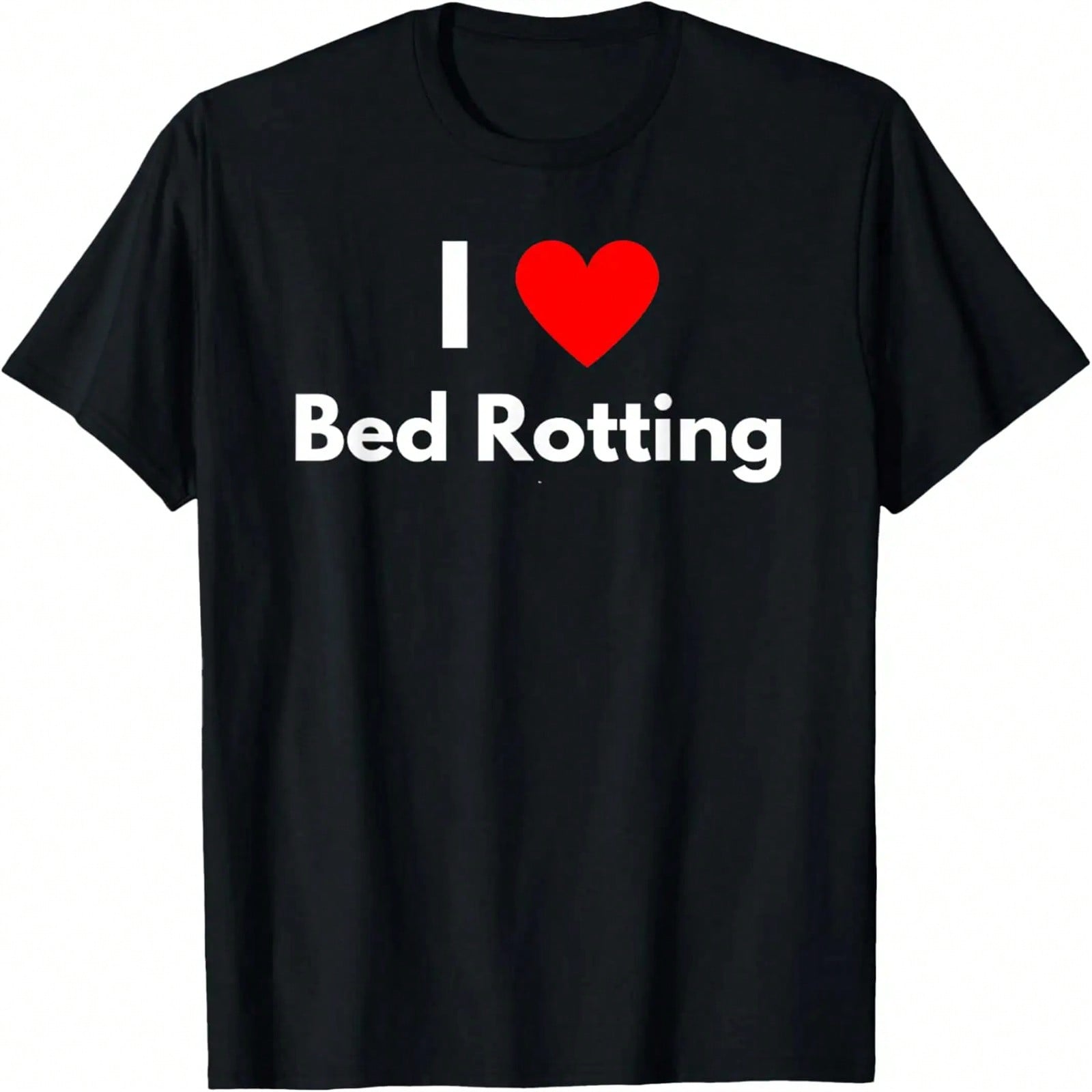 Fun Graphic-I Love Bed Rotting T-Shirt S разноцветный