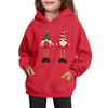 Sweatshirts For Teen Girls Hoodies Long Sleeve Drawstring Pullover Cute Printed Oversized Hoodie Christmas
