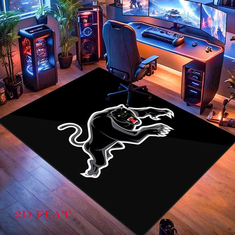 Penrith Panthers Power Carpet Rug for Living Room Bedroom Home Sofa Decoration,Kids play Nonslip Floor Mat