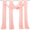2 Panels 29.53 X 236.22 In Wedding Arch Drapes Event Background Curtain  Birthday Party